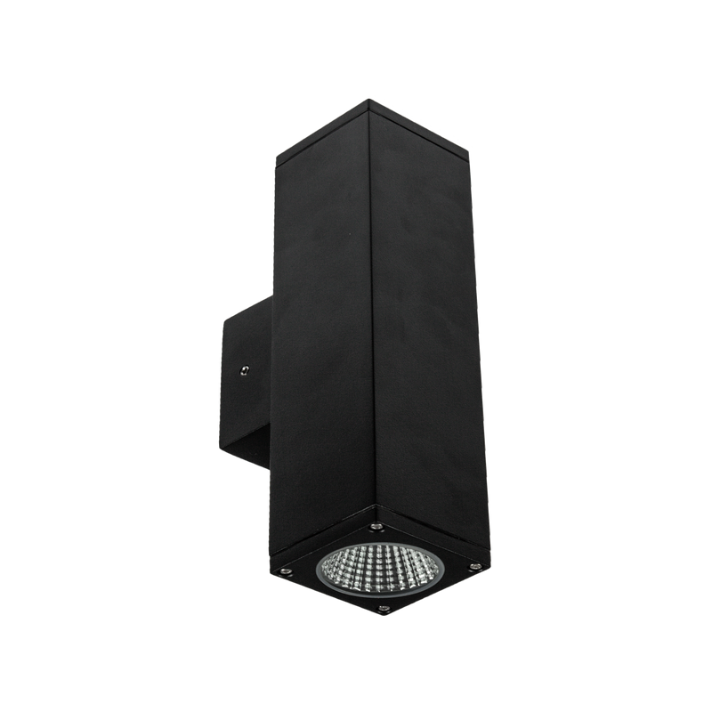 Surface Mount Square Column Spot Two Way Up/Down Large Black 3000K