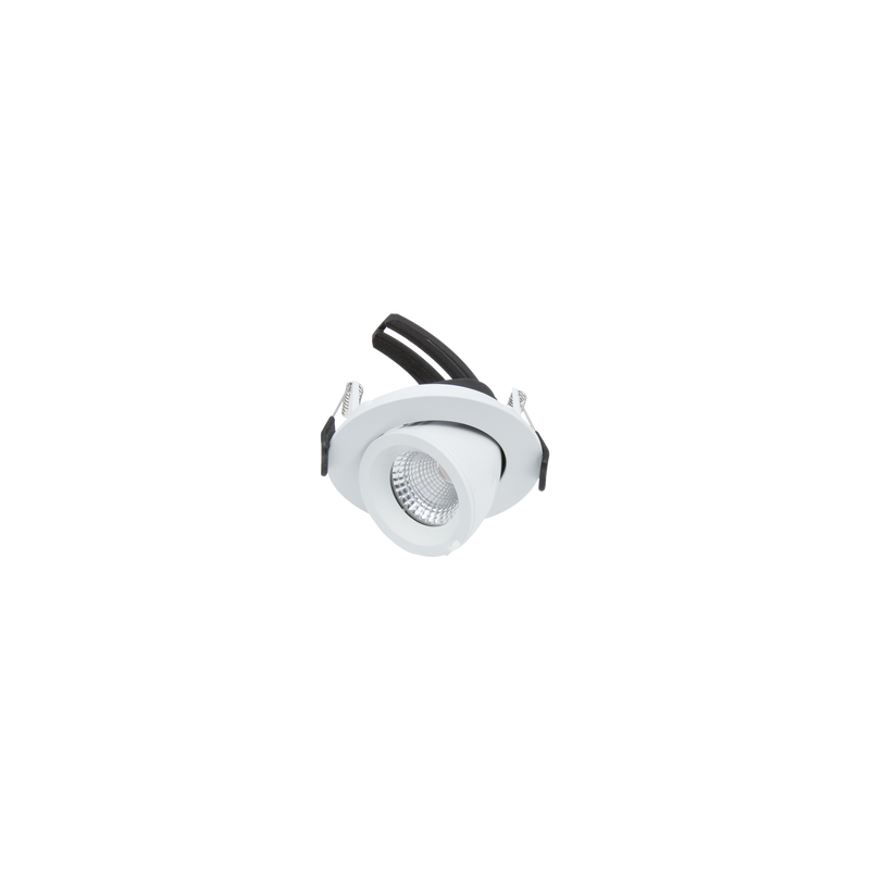 Drop Tilt/Rotate Mini Downlight White 3K