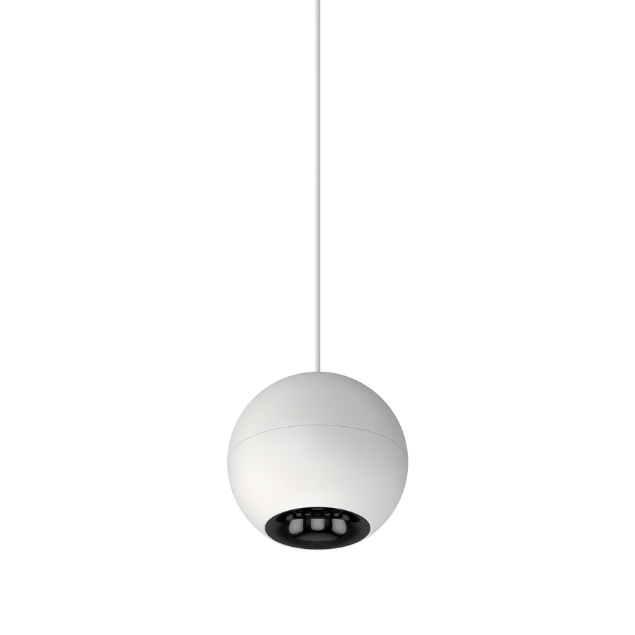 Cevon M80 Type 26 Dark Art Pendant Spot White, High Gloss Black 4000K