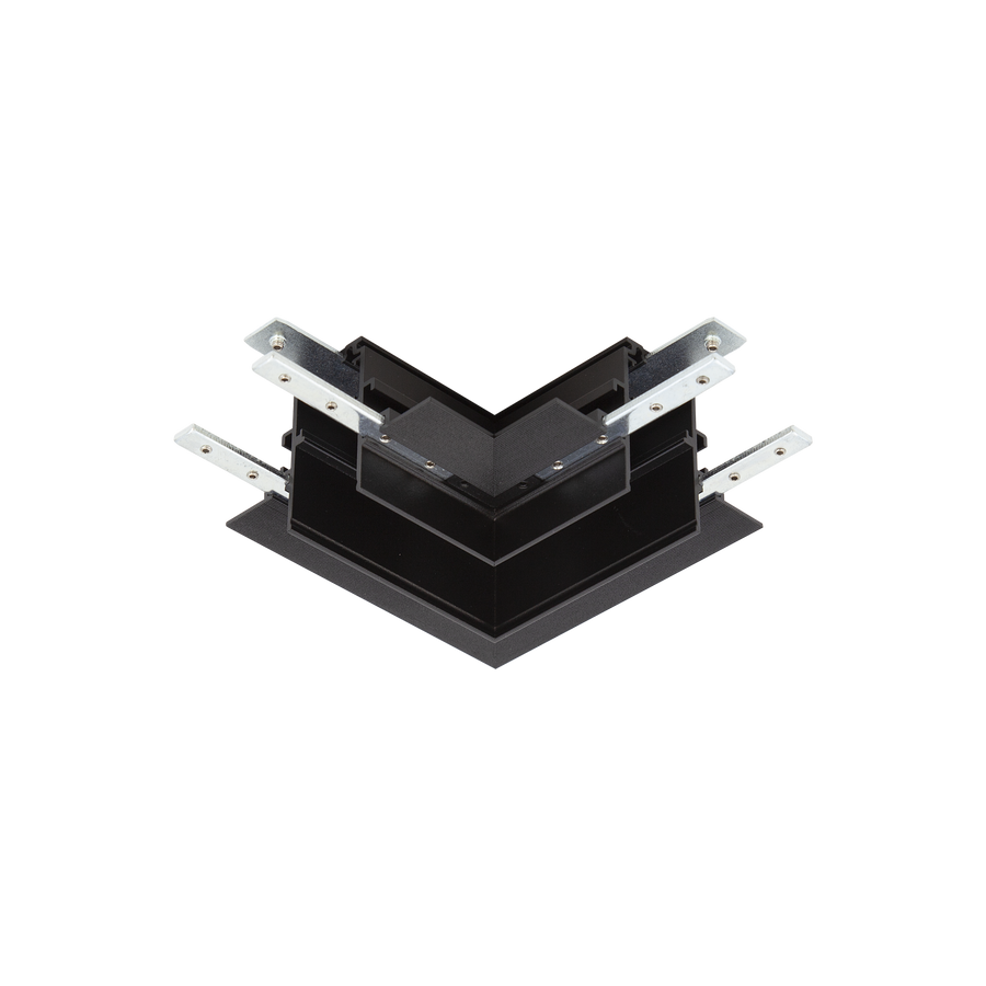 Recessed Deep L Profile Connector Right (Horizontal) Black