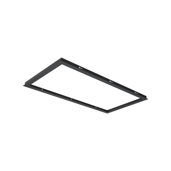 12x6 Recessed Frame Kit Black