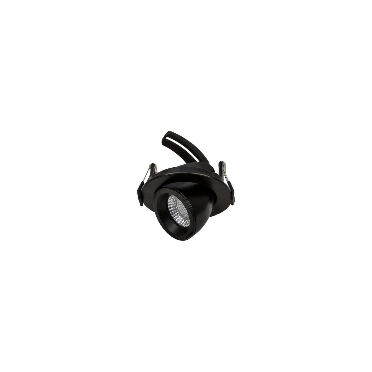 Drop Tilt/Rotate Mini Downlight Black 3000K
