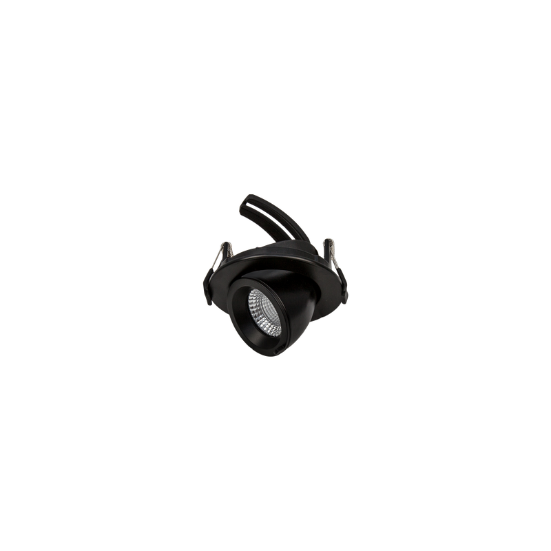 Drop Tilt/Rotate Mini Downlight Black 3000K
