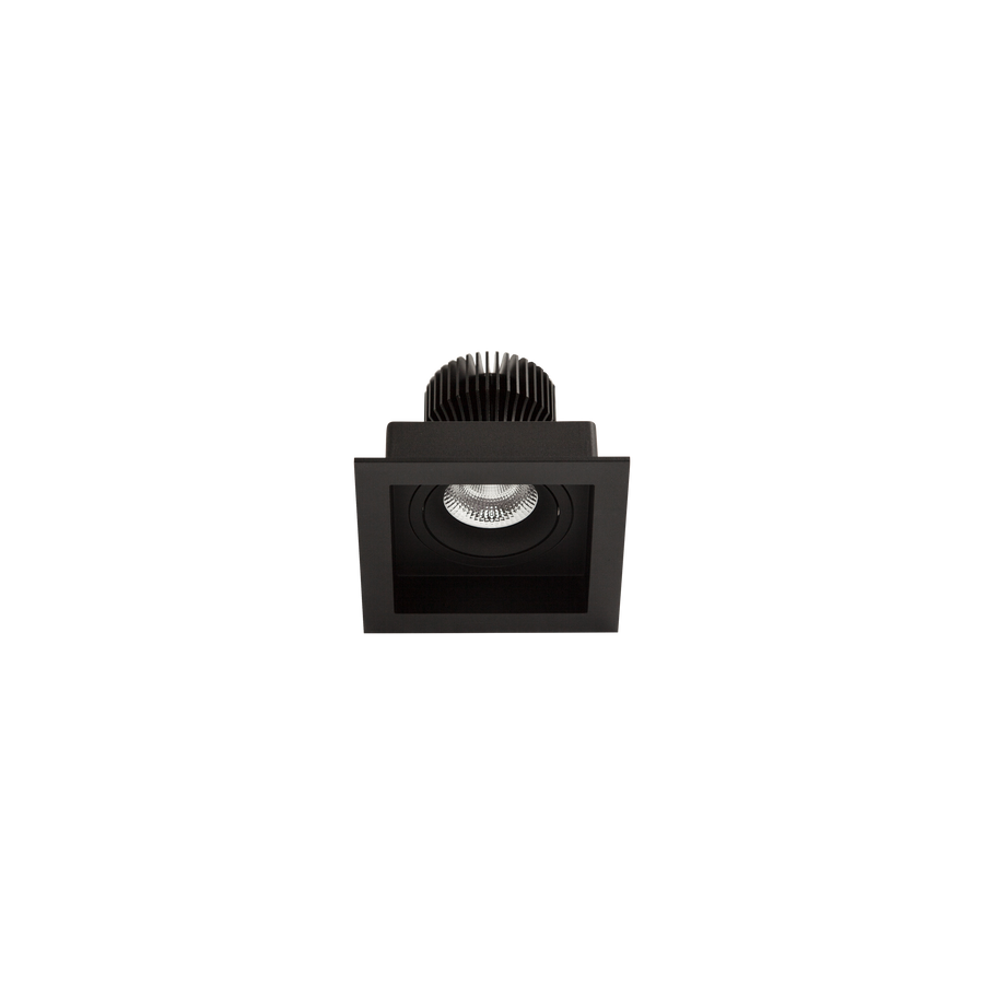 Cevon Box Tilt/Rotate Downlight Kit Black 3000K