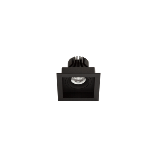 Cevon Box Tilt/Rotate Downlight Kit Black 3000K
