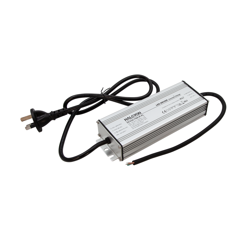IP67 24V 75W Constant Voltage Non-dimmable Driver Pre-wired With Plug
