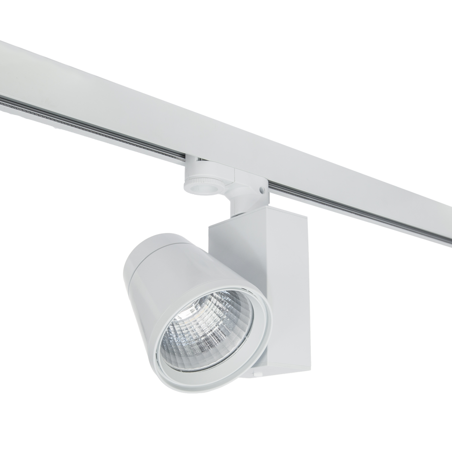 26W Three Circuit LED Track Spot White 3000K