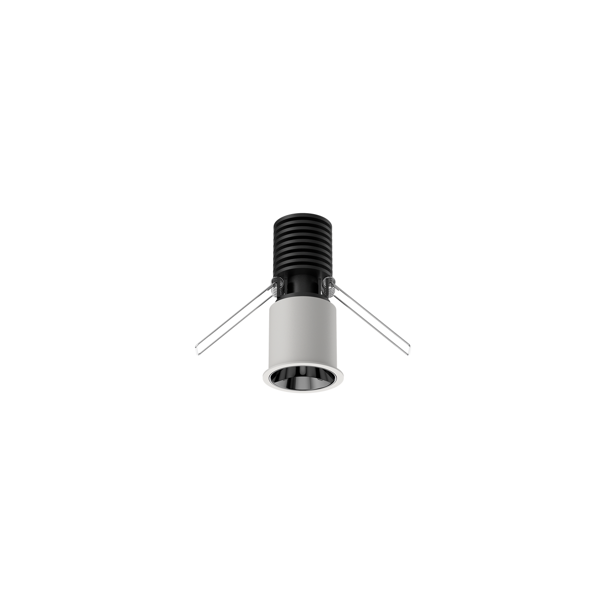 Cevon Mini Darklight Slim Trim Downlight White, High Gloss Black 3K
