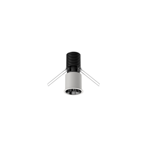 Cevon Mini Darklight Slim Trim Downlight White, High Gloss Black 3K
