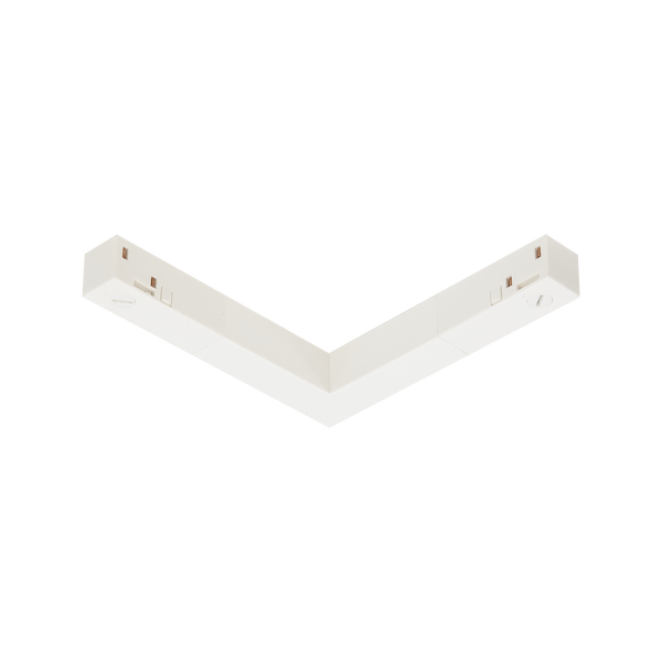 48V Fixed "L" Connector White