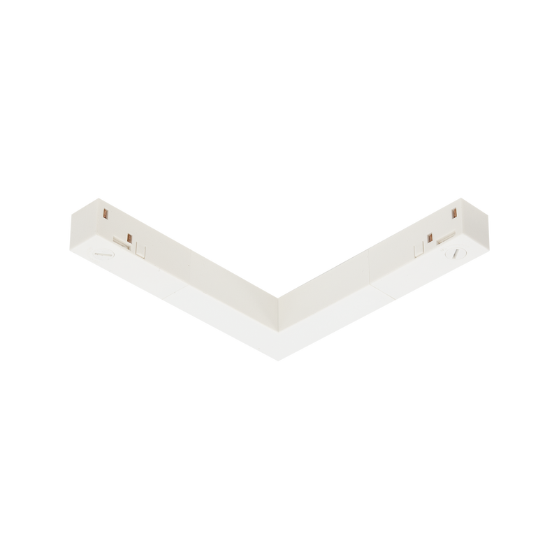 48V Fixed "L" Connector White