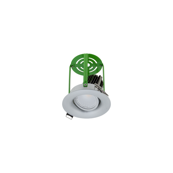 LED 10W Curve Tilt Kit Brushed Aluminium 3000K