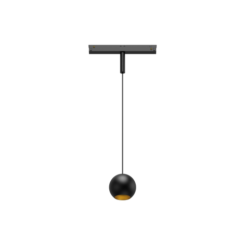 Cevon T8 48V Track Pendant Sphere Black, Gold