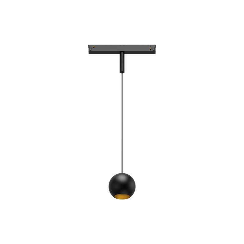 Cevon T8 48V Track Pendant Sphere Black, Gold