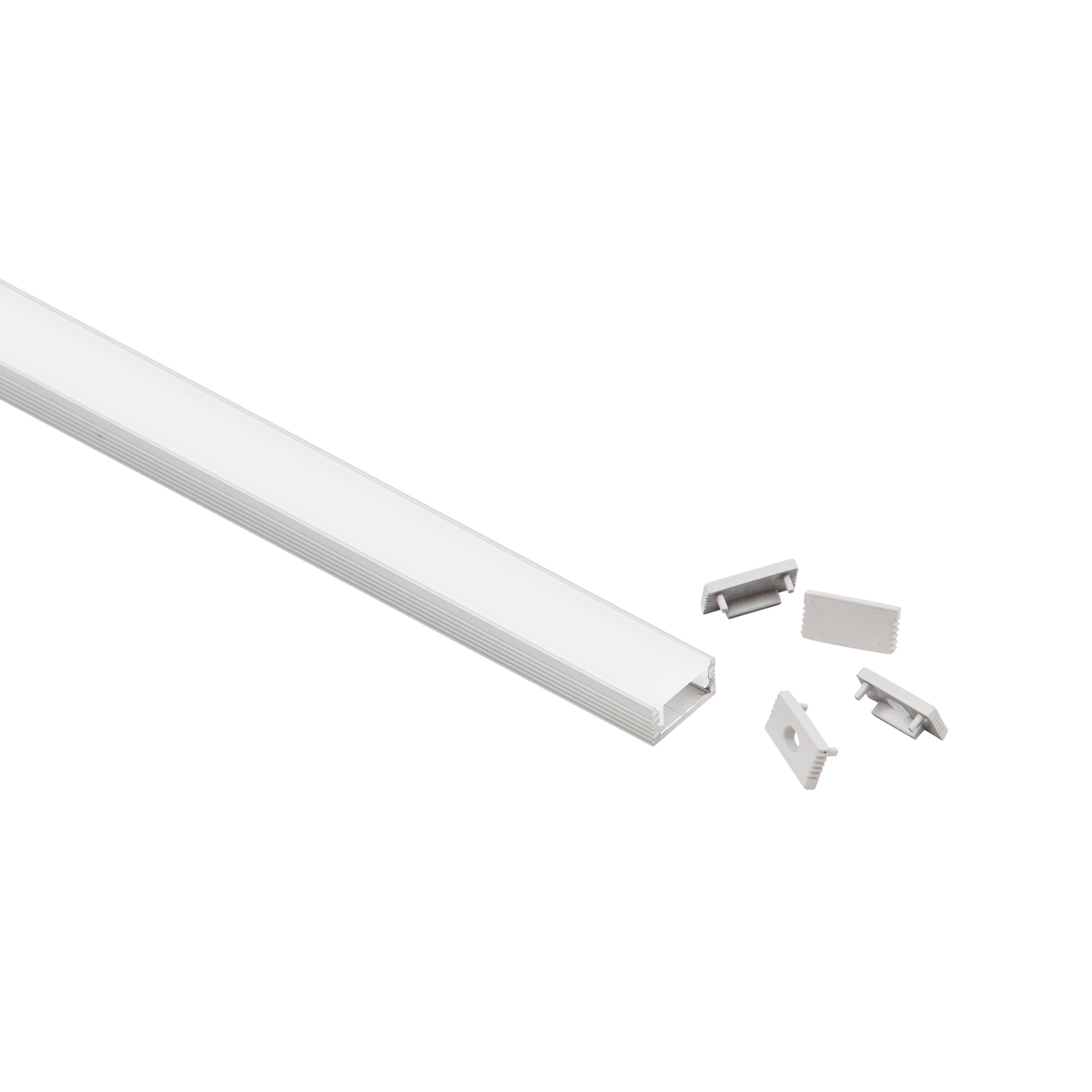Ultra Shallow Premium Surface Mount / Recessed 2.5m Kit Aluminium