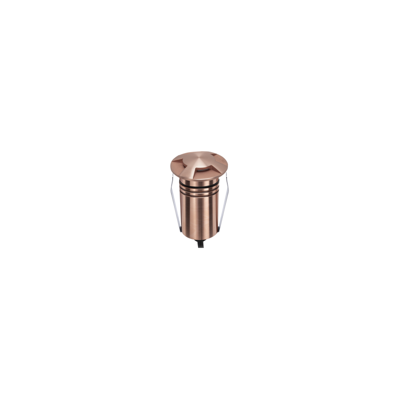 Exterior Recessed 4-Way Dimmable Copper 2700K