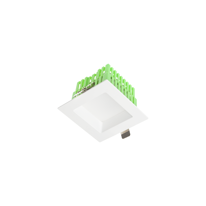 Square Medium Downlight Kit White 3000K