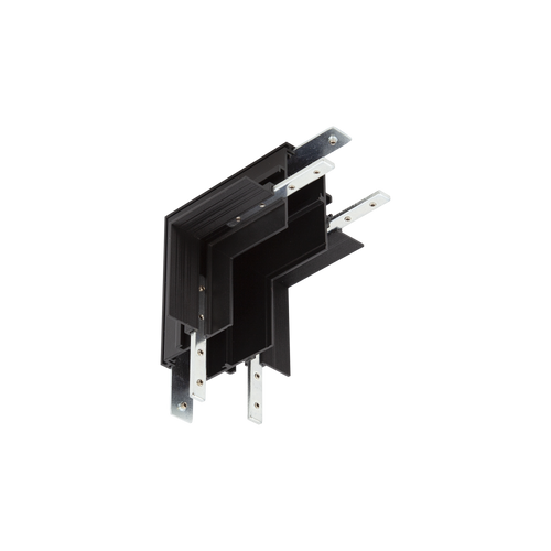 Recessed Deep L Profile Connector Up/Down (Vertical) Black