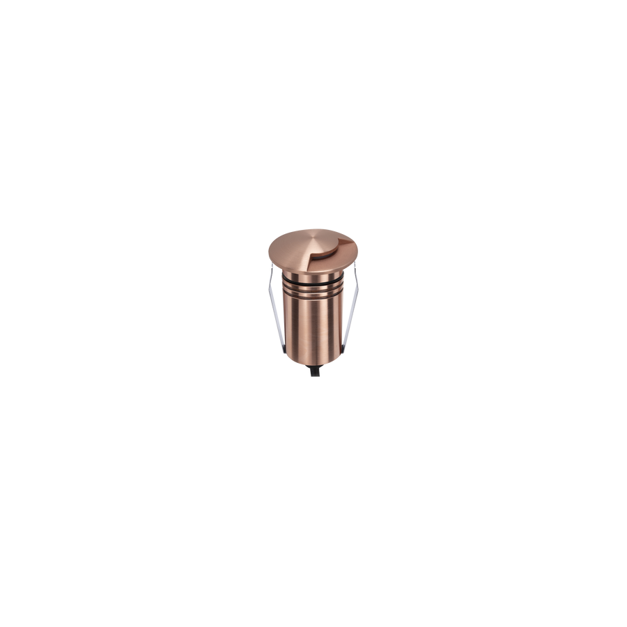 Exterior Recessed 1-Way Copper 2700K