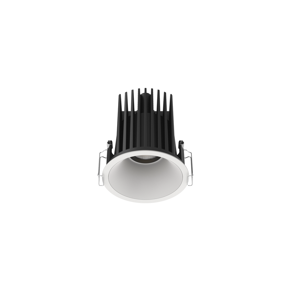 Cevon Large Darklight Slim Trim Downlight Kit White 4000K