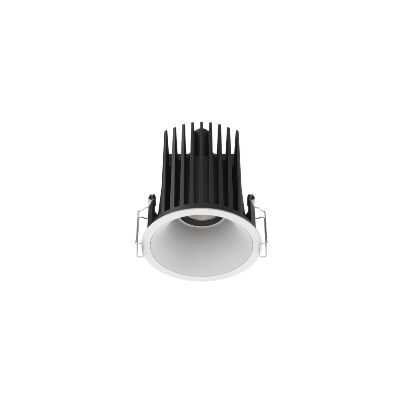 Cevon Large Darklight Slim Trim Downlight Kit White 4000K