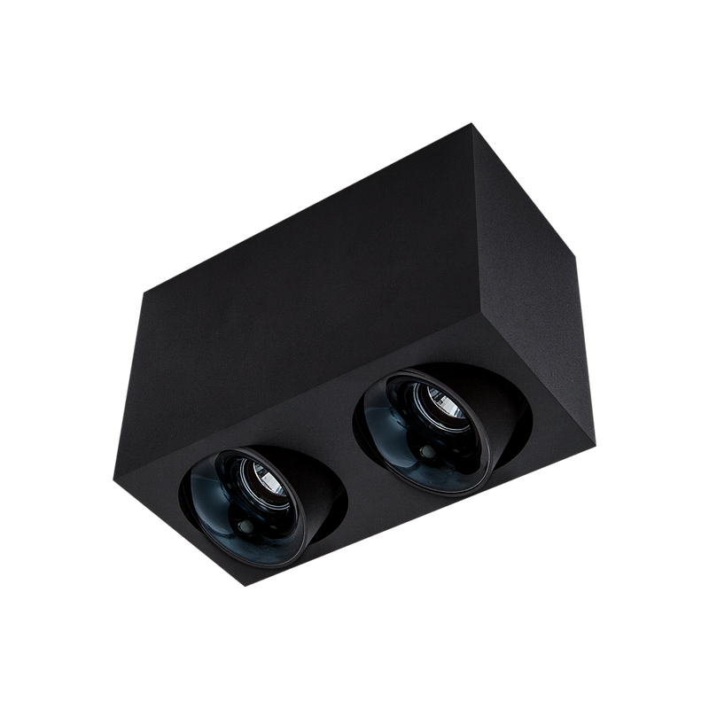 Cevon Dark Art Tilt/Rotate Twin Black, High Gloss Black 3000K