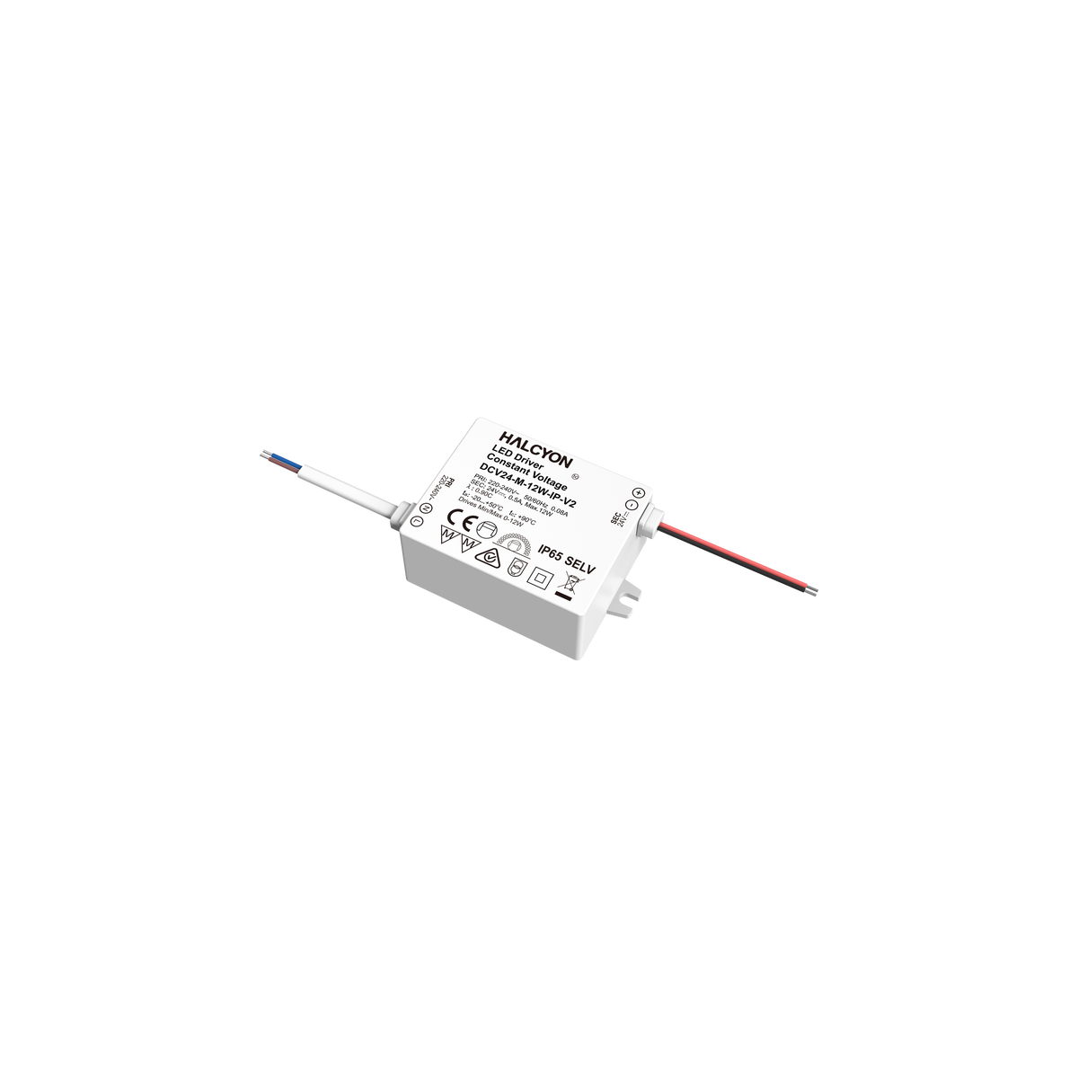 IP65 24V 12W Constant Voltage Mini Non-dimmable Driver