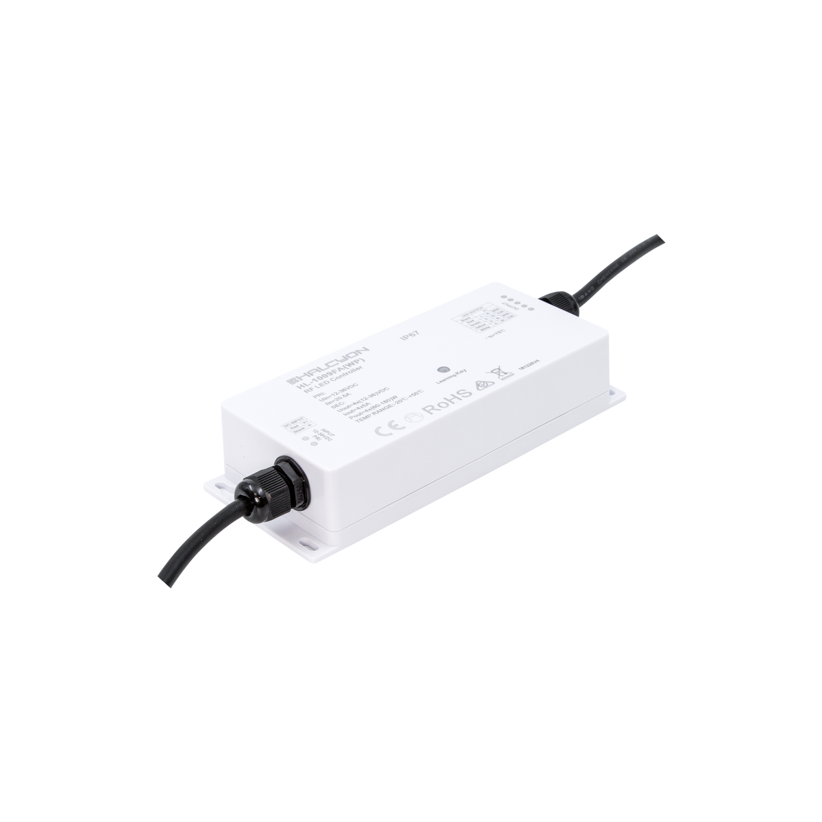 IP67 Single Colour, RGB or RGBW RF Receiver