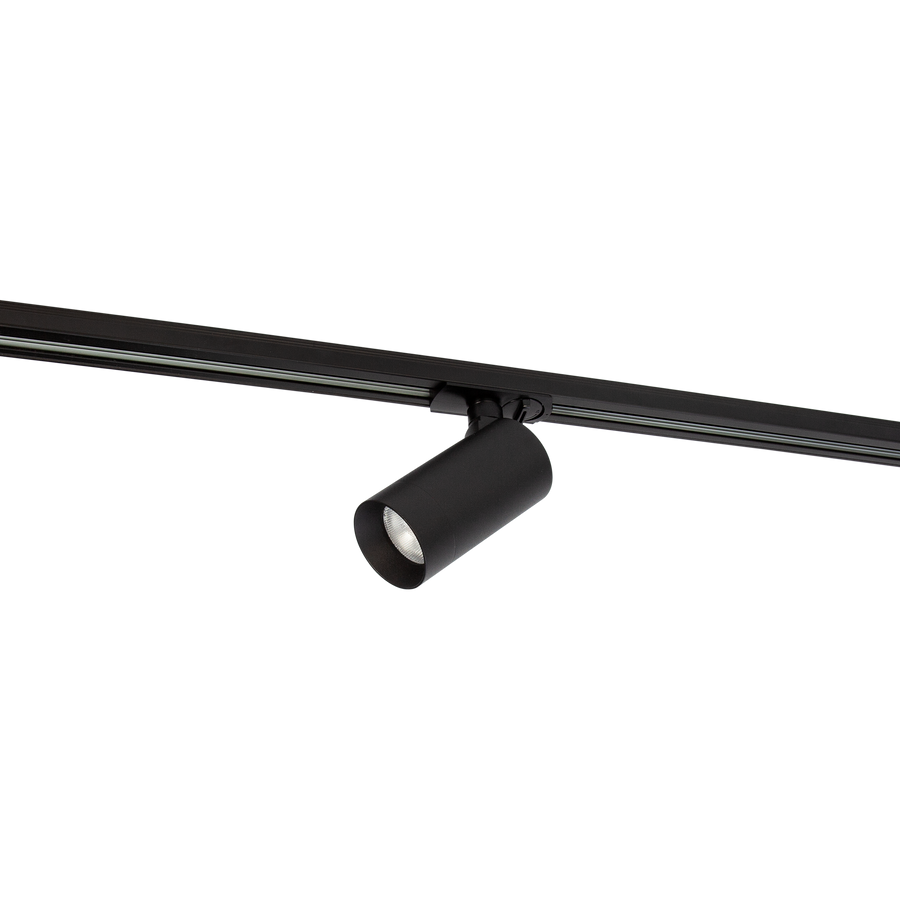 Single Circuit Track Spot Standard Black 3000K