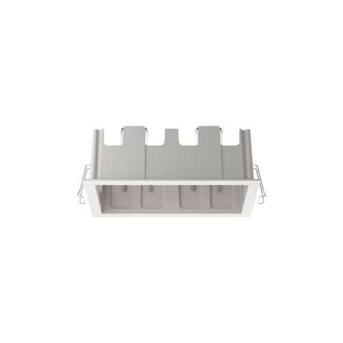 Cevon Type Recessed Rectangular Double Frame for M81 White