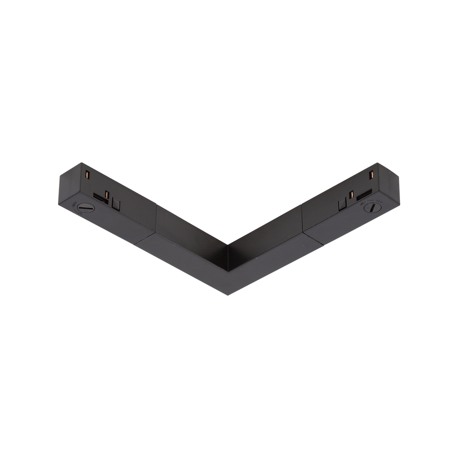 48V Fixed "L" Connector Black