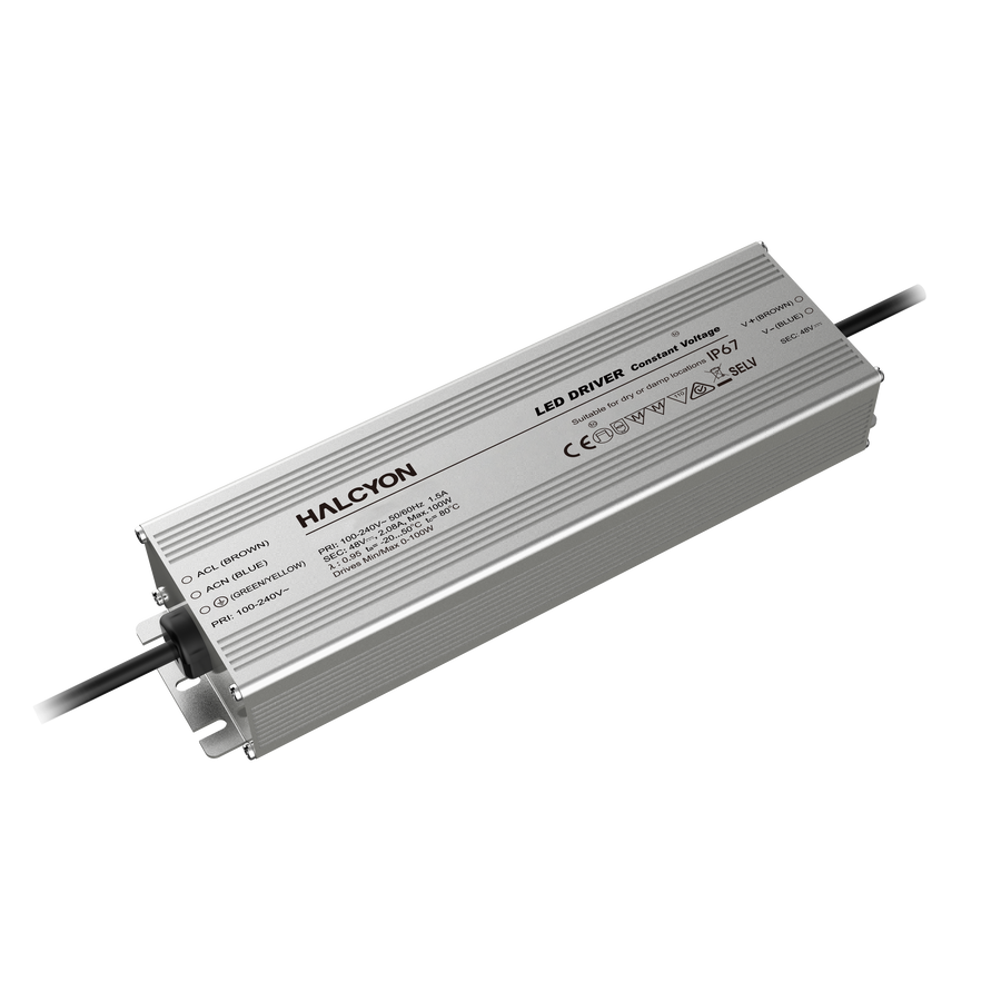 IP67 100W 48V Constant Voltage Non-dimmable Driver
