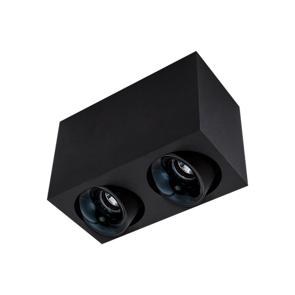Cevon Dark Art Tilt/Rotate Twin Black, High Gloss Black 3000K