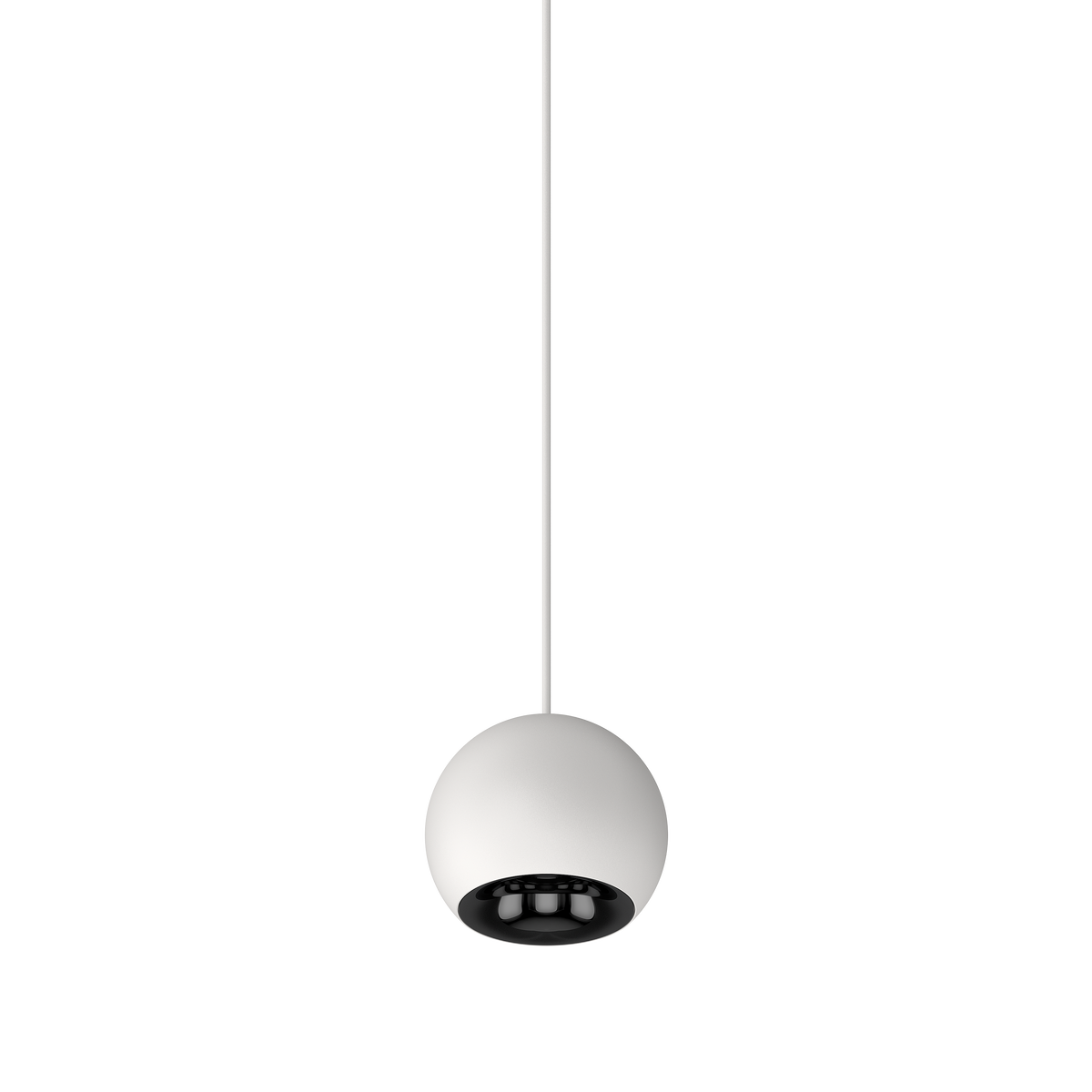 Cevon M80 Type 25 Dark Art Pendant Spot White, High Gloss Black 3000K