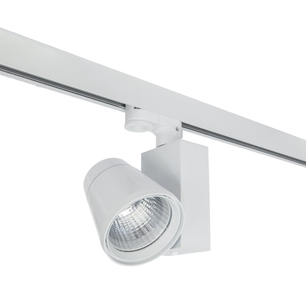 26W Three Circuit LED Track Spot White 3000K