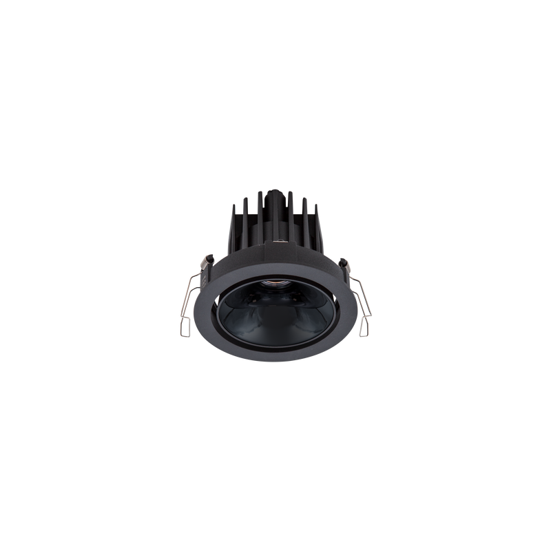 Cevon Dark Art Tilt/Rotate Medium Downlight Black, High Gloss Black 3K