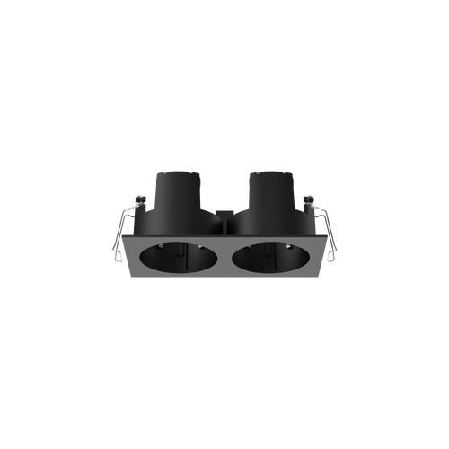 Cevon Type Recessed Rectangular Double Frame for M60 Black