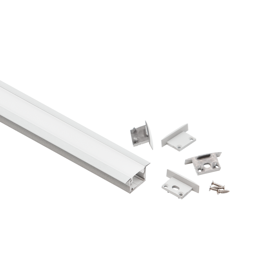 Mini Standard Premium Recessed Kit Aluminium