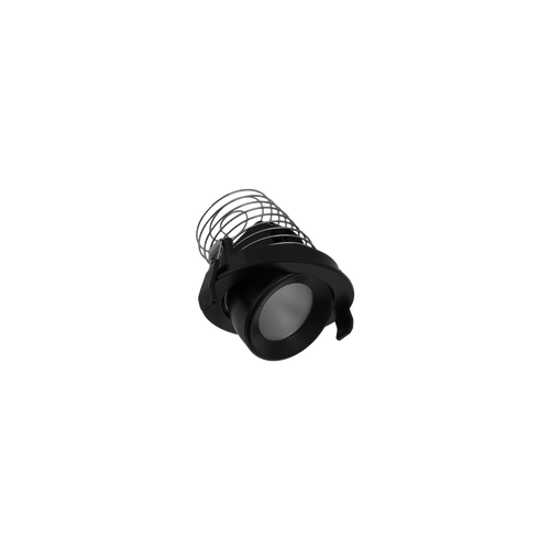 13W Tilt / Rotate Downlight Kit Black 4000K