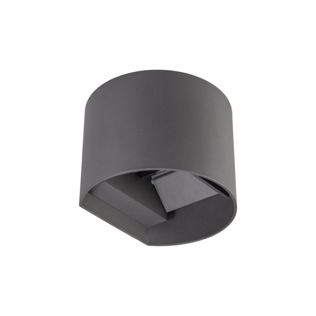 Wall Cylinder Two way "Up Down" 2 x 6W Matt Textured Charcoal 3000K