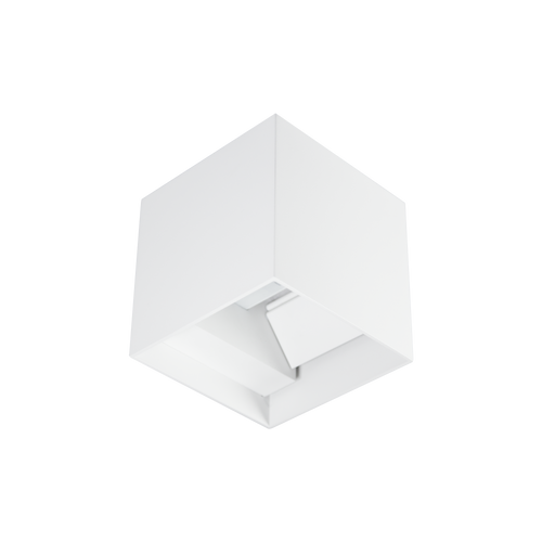 Cube Two Way Adjustable Medium Matte Textured White 3000K