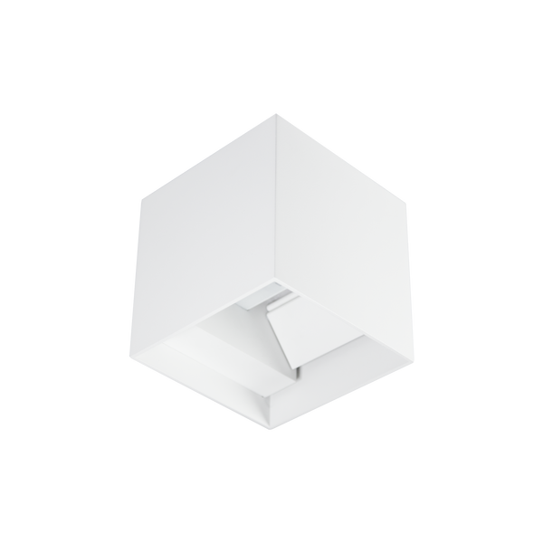 Cube Two Way Adjustable Medium Matte Textured White 3000K