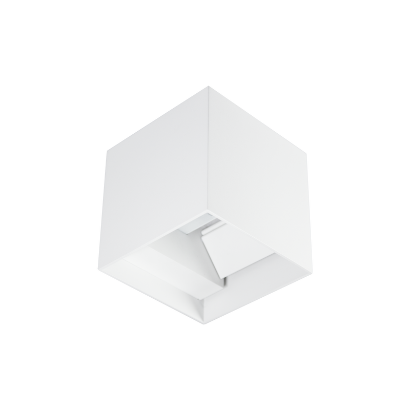 Cube Two Way Adjustable Medium Matte Textured White 3000K