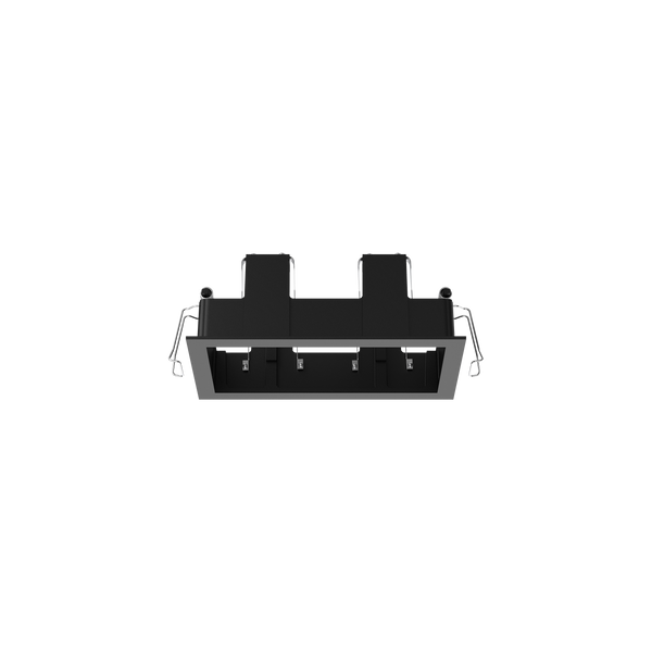 Cevon Type Recessed Rectangular Double Frame for M61 Black