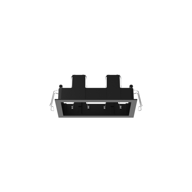 Cevon Type Recessed Rectangular Double Frame for M61 Black