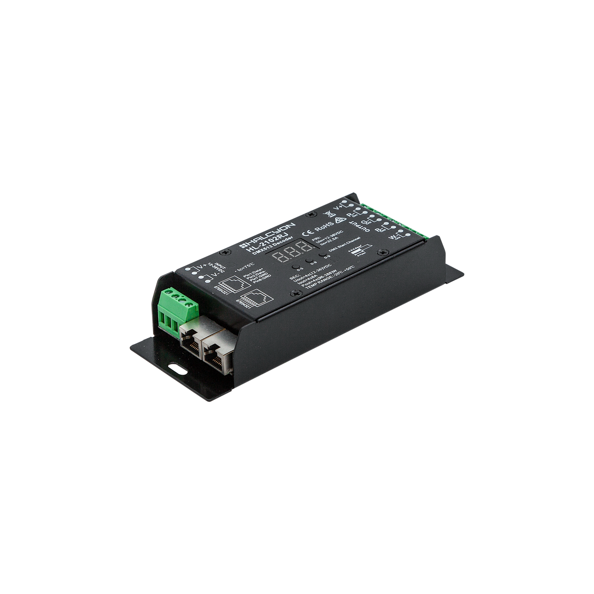 DMX Decoder RJ45 PORT (RGB or RGBW)