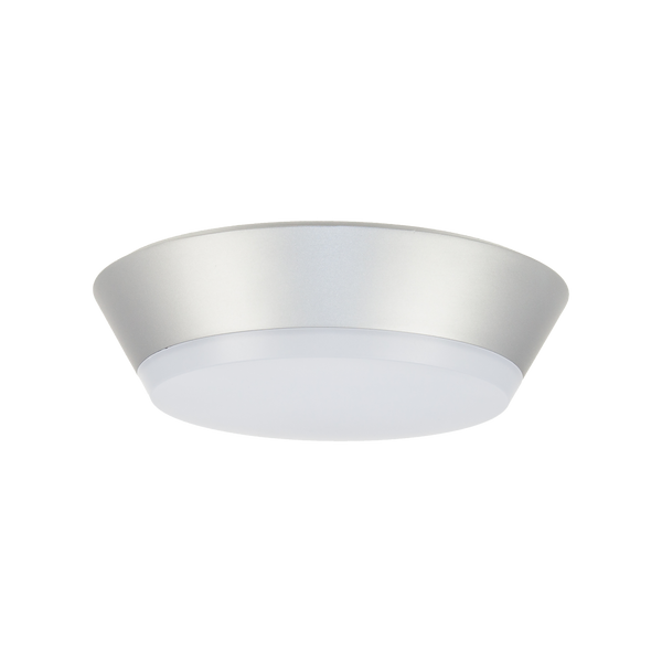 Draft 18W Dimmable Button Silver 3000K