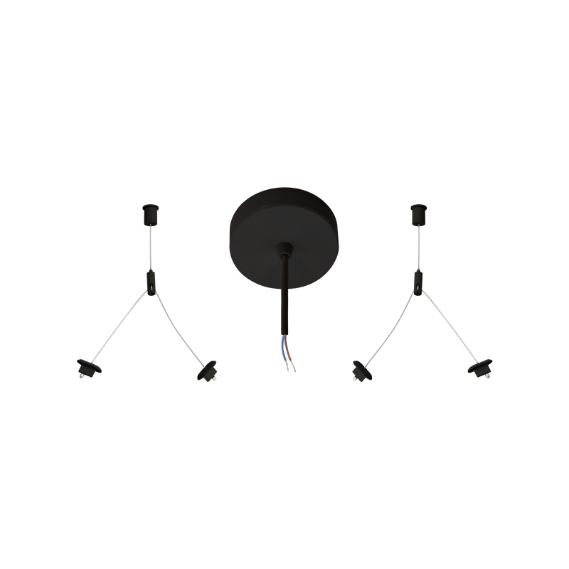 Pendant Suspension Kit 1500mm (For LED335-6-7) Black