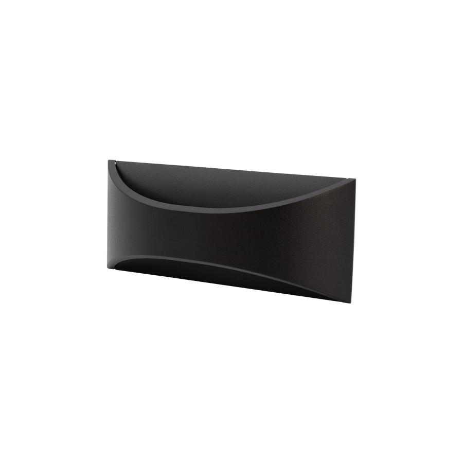 Medium Satellite Exterior Wall Light Black 3000K