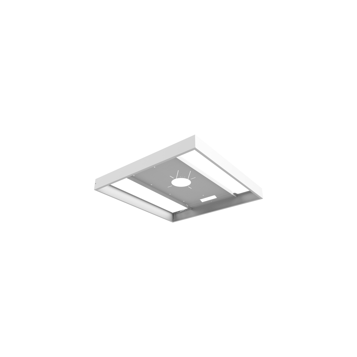 6x6 Surface Mount Kit White